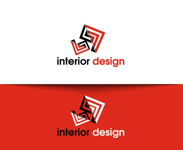 Logo dell'interior design — Vettoriale Stock