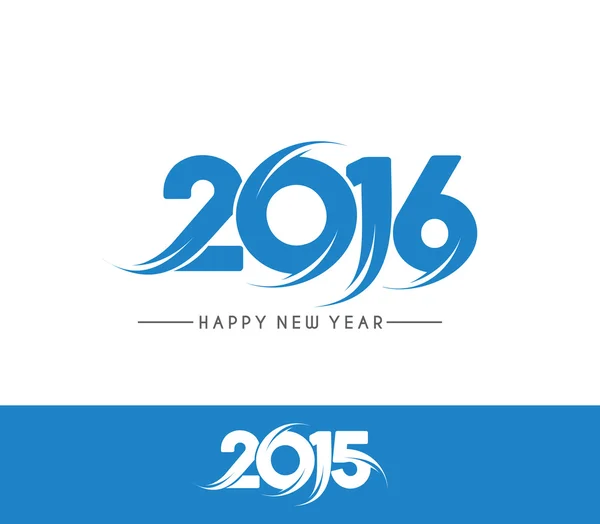 Ευτυχισμένο το νέο έτος 2016 — Διανυσματικό Αρχείο