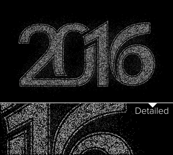 Šťastný nový rok 2016 — Stockový vektor