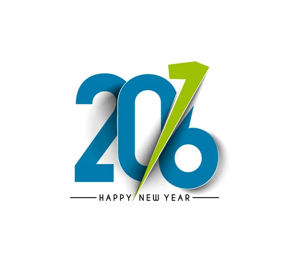 Boldog új évet 2016 — Stock Vector