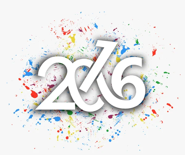 Feliz año nuevo 2016 — Vector de stock