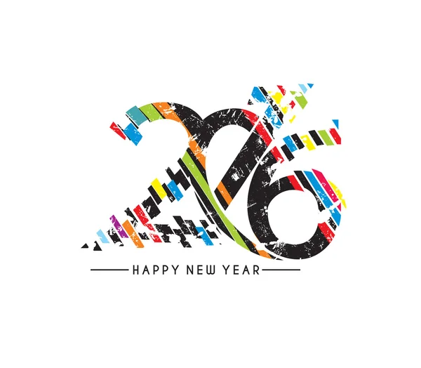 Feliz año nuevo 2016 — Archivo Imágenes Vectoriales