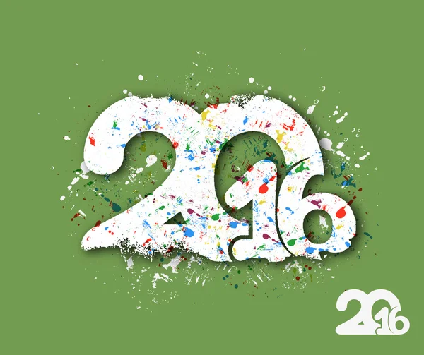 Feliz año nuevo 2016 — Vector de stock