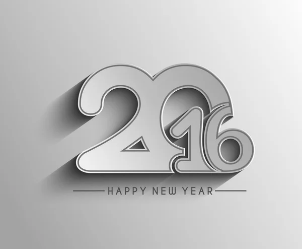 Feliz año nuevo 2016 — Vector de stock