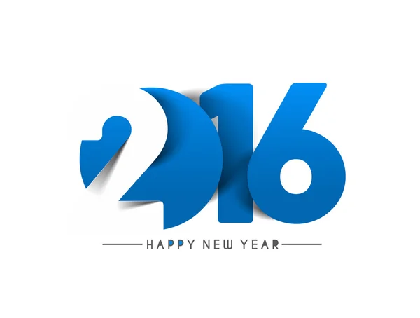 Szczęśliwego Nowego Roku 2016 — Wektor stockowy