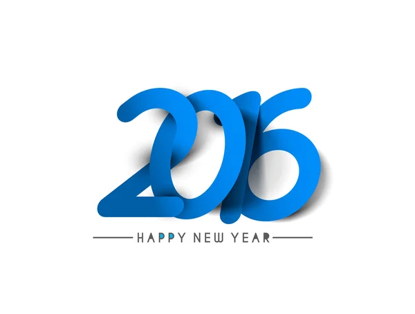 Szczęśliwego Nowego Roku 2016 — Wektor stockowy