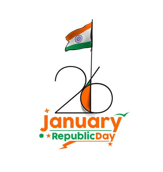 Indiska Republikens dag — Stock vektor