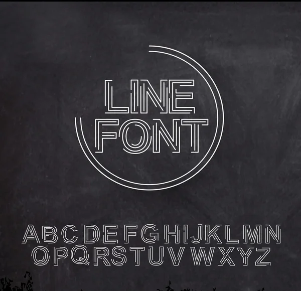 Conjunto de diseño de texto del alfabeto — Archivo Imágenes Vectoriales