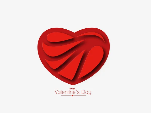 Valentines day heart — Stock Vector