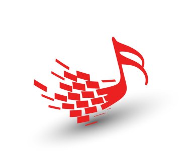 3D müzik notlar vektör
