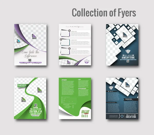 Flyer & Poster Design — Stock Vector