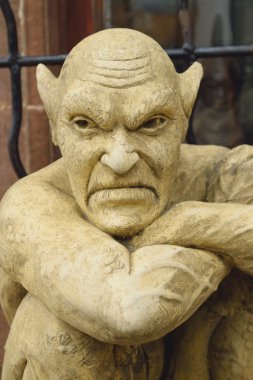 Closeup gargoyle heykel
