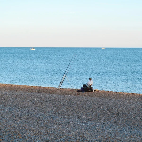 Horgászat a Jurassic Coast — Stock Fotó