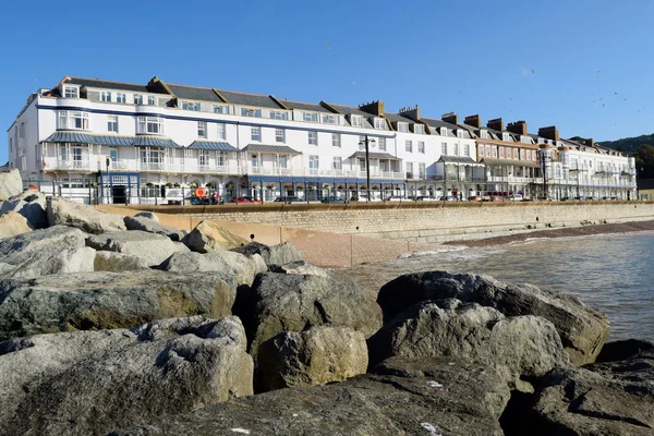 Sidmouth Esplanade på den Jurassic Coast — Stockfoto