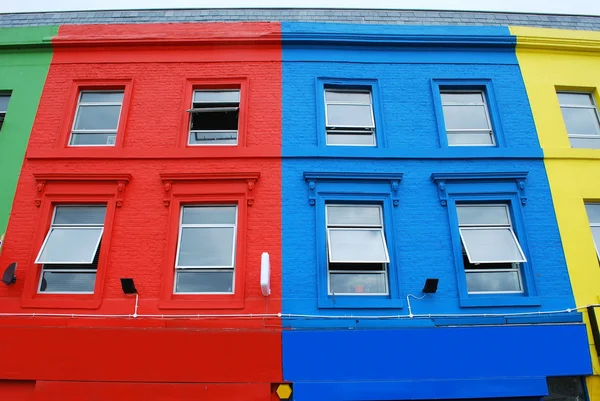 Colorate case di città — Foto Stock