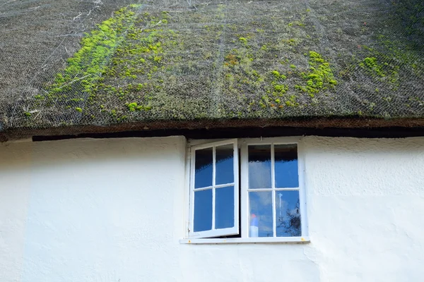 Una vecchia finestra cottage — Foto Stock