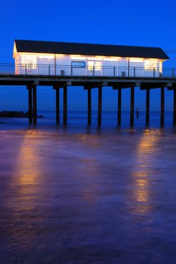 Southwold Pier gün batımında