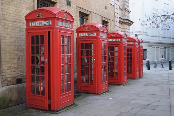 Telefoni rossi — Foto Stock