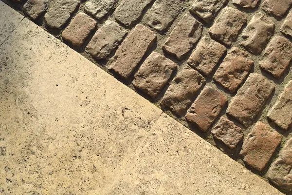Cobblestones como fundo abstrato — Fotografia de Stock