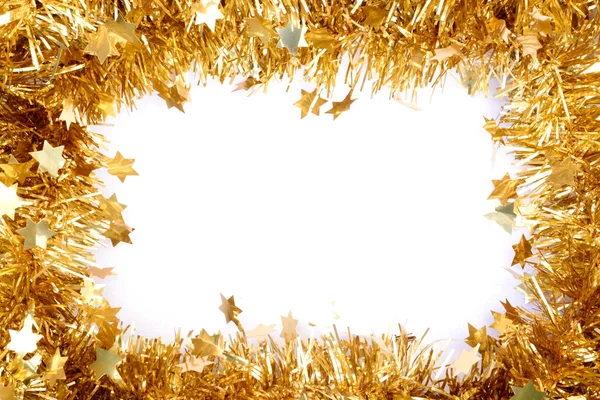 Golden glitter frame