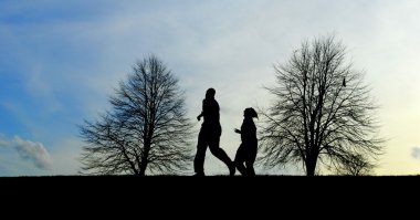 ufuk gün batımında