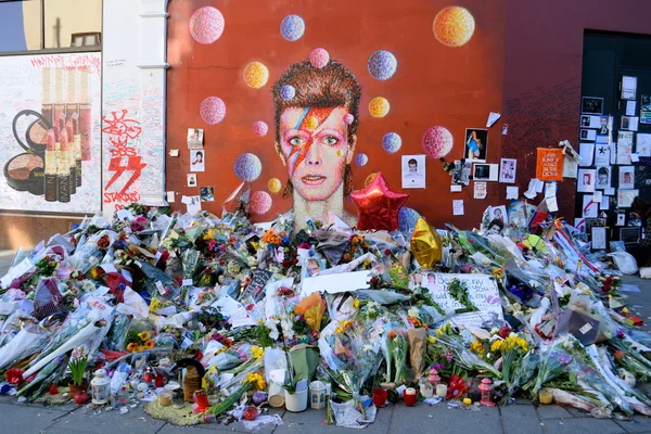 Hyllning till David Bowie — Stockfoto