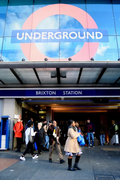 Brixton metro istasyonu — Stok fotoğraf