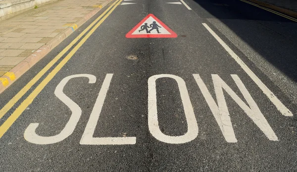 Trafik uyarı işaretleri — Stok fotoğraf