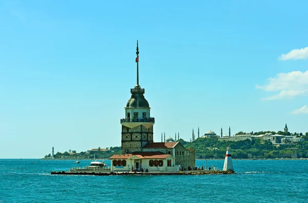 ISTANBUL, August 27, 2015: Driving in the car on the Bosphorus B — Stock Photo, Image