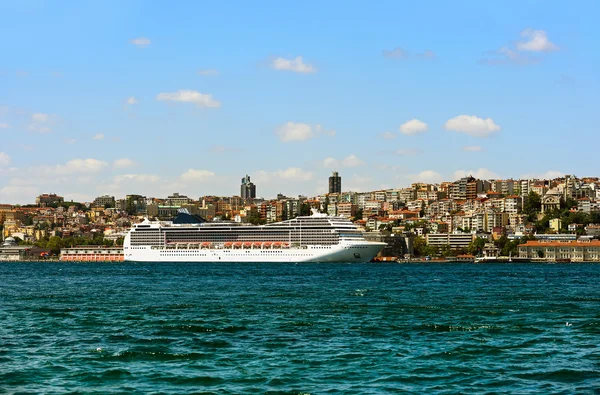 Istanbul, 27 Ağustos 2015: arabada Boğaz'ın B üzerinde sürüş.