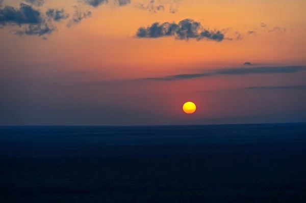 Evening savanna in Kenya — Stock Photo, Image