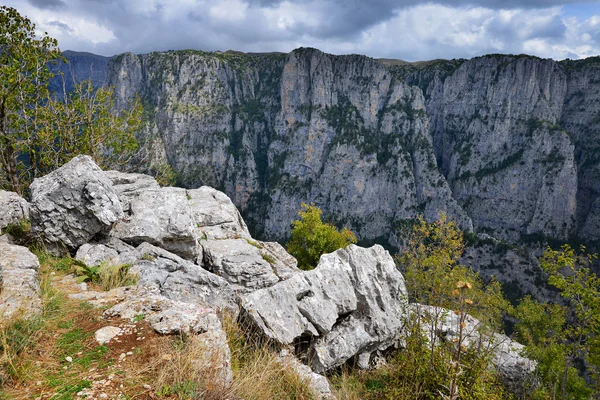 O desfiladeiro de Vikos — Fotografia de Stock