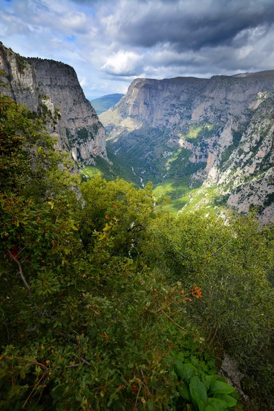 Vikos gorge, Greece — Stock Photo, Image