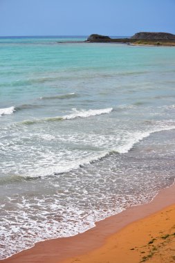XI beach, Kefalonia, Yunanistan