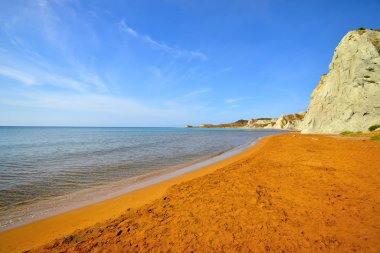 XI beach, Kefalonia, Yunanistan