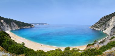 Myrtos beach, Greece clipart