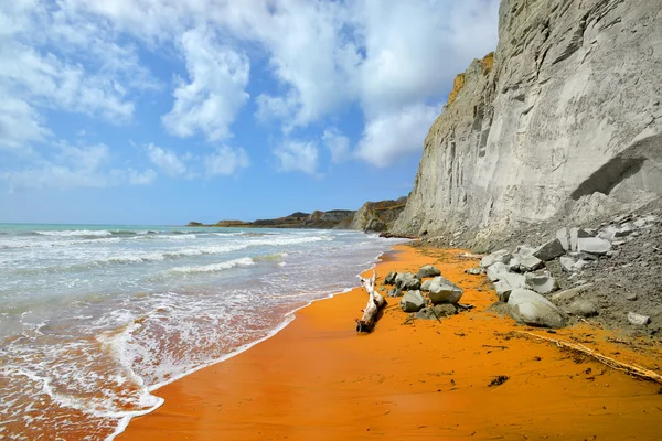 Xi ビーチ、ケファロニア島、ギリシャ — ストック写真