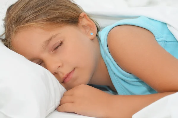 Sweet dreams, girl sleeping — Stock Photo, Image