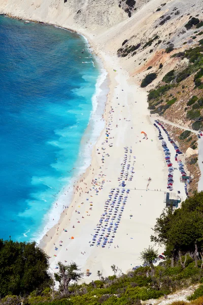 Spiaggia di Myrtos, Grecia — Foto Stock