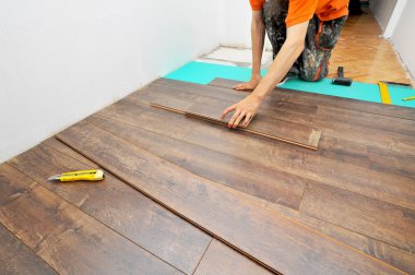 Laminat zemin işi marangoz