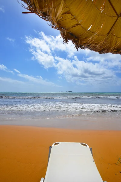 Plage de Xi, célèbre plage de l "île de Céphalonie — Photo