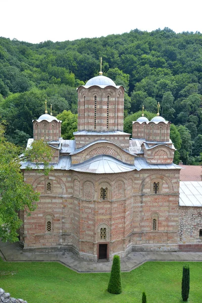 Ravanica Szerbia August Szerb Ortodox Keresztény Kolostor Ravanica 2020 Augusztus — Stock Fotó