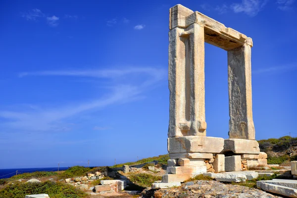 Portara, ostrov Naxos, Řecko — Stock fotografie