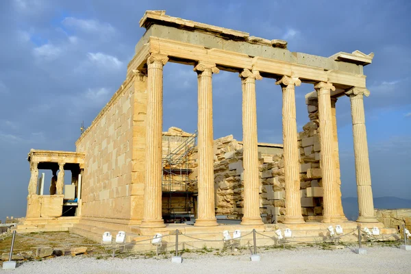 Ερέχθειο ναός Ακρόπολη στην Αθήνα — Φωτογραφία Αρχείου