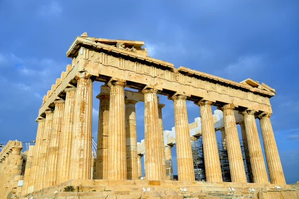 Parthenon di Akropolis di Athena — Stok Foto