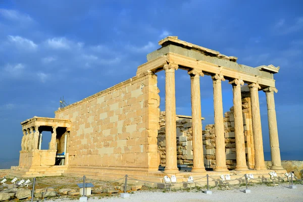 Ερέχθειο ναός Ακρόπολη στην Αθήνα — Φωτογραφία Αρχείου