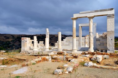 Demeter temple, Naxos clipart