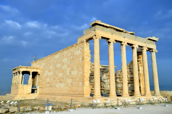 Ερέχθειο ναός Ακρόπολη στην Αθήνα — Φωτογραφία Αρχείου