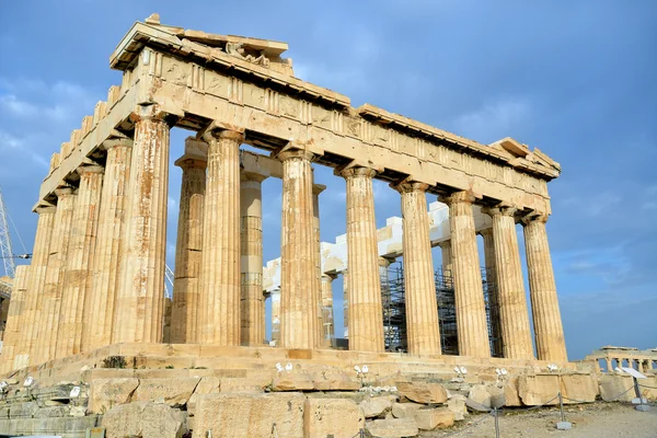 アテネのアクロポリスにパルテノン神殿 — ストック写真