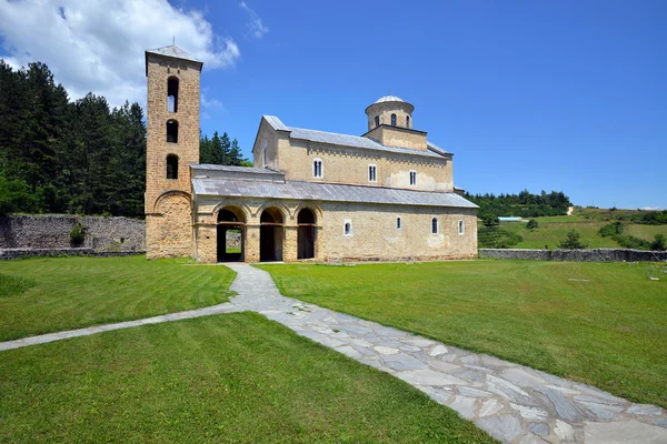 Monastero ortodosso serbo Sopocani — Foto Stock